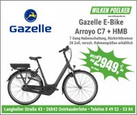 Gazelle Arroyo C7+ HMB E-Bike 500 WH Damen Schwarz Bosch Niedersachsen - Ostrhauderfehn Vorschau