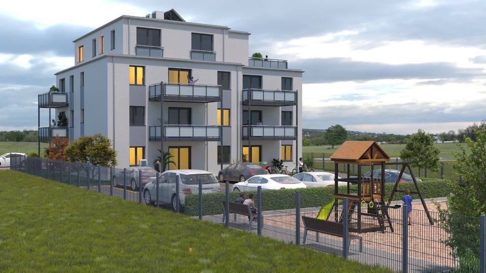 WE 04, Projekt Wohnglück mit 10 Wohneinheiten: 2-Zimmer-Wohnung mit offenem Grundriss und Balkon in Castrop-Rauxel