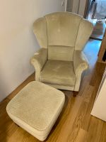 Sessel mit Hocker in beige Schleswig-Holstein - Breiholz Vorschau