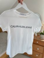 Calvin Klein Tshirt -weiß/schwarz -Print/Logo XS Zustand sehr gut Bayern - Bamberg Vorschau