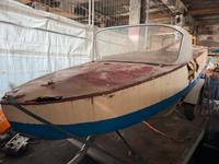 Alu Motorboot Eigenbau mit P70 Trabant Motor inklusive Trailer Sachsen - Liebschützberg Vorschau