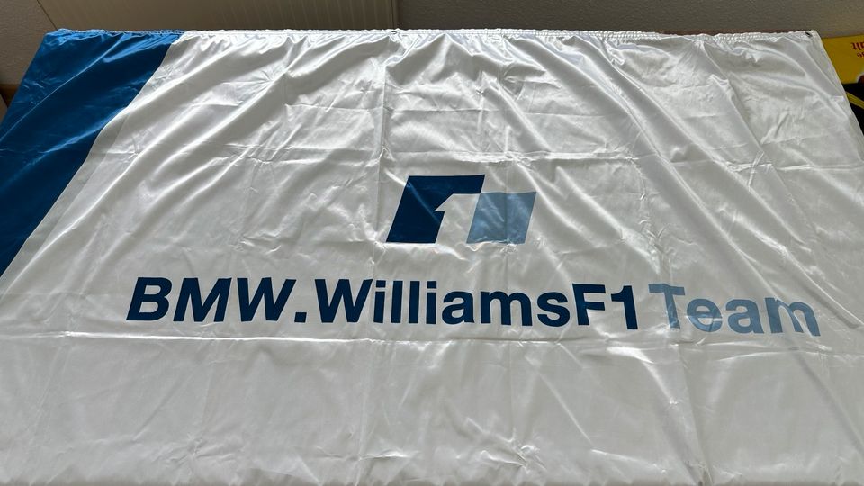 BMW F1 Williams Wand Banner Flagge NEU 1,90m X 1,40m mit Ösen in Dülmen