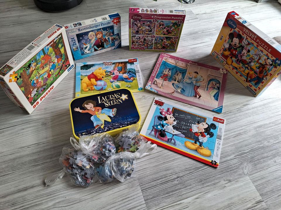 Puzzle Sammlung (Preise pro Puzzle) Disney, Laura Stern usw. in Türkheim