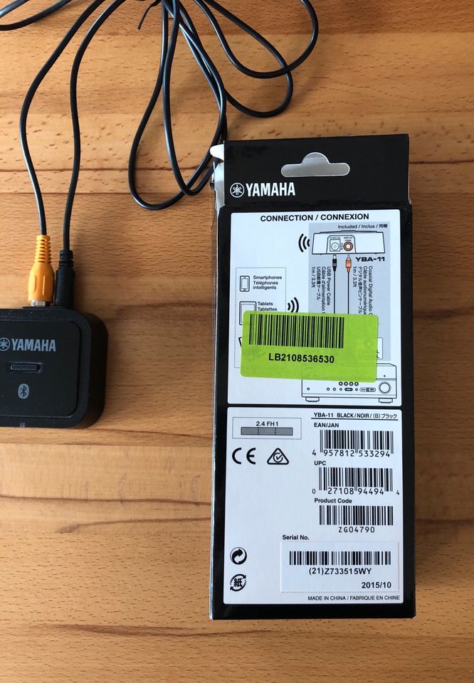 Yamaha YBA 11 Bluetooth Wireless Adapter AV Receiver Top Zustand in Hennef (Sieg)