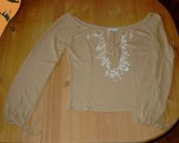 Strick Pullover Strickpullover  H&M Off Shoulder 38 40 S M Beige Nordrhein-Westfalen - Brühl Vorschau