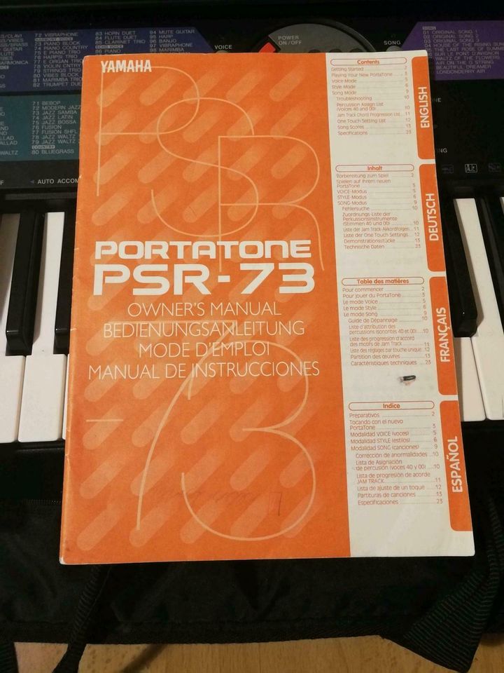 Yamaha Portatone PSR-73 Keyboard in Zeitz