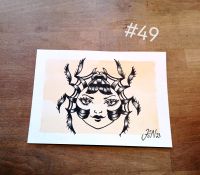 Tattoo Flash "Spinnen Frau" oldschool A5 Bild /Deko /Original Thüringen - Arnstadt Vorschau