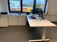 Sedus - kompl. Büromöbel in weiß - Elekt.Schreibtisch 2,2m x 0,9m Köln - Chorweiler Vorschau