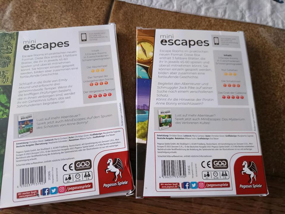 Mini Escape Spiel Auf den Spuren der Anne Bonny&Das Mysterium... in Gießen