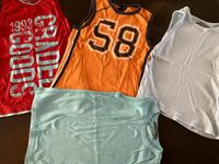 4 x Basketballshirts von H&M Gr. 122/128 ärmellos Tops Sachsen - Werdau Vorschau