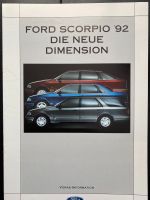 Prospekt Ford Scorpio von 01/1992 Nordrhein-Westfalen - Mettmann Vorschau