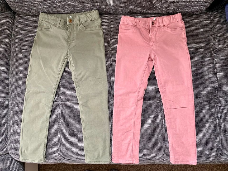 Jeans Hose Stretch leicht gefüttert H&M Größe 128 in Uetersen