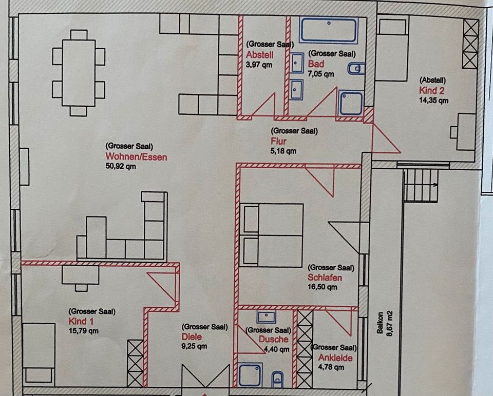 Erstbezug! Besondere 5-Zimmer Wohnung in 64853 Otzberg-Lengfeld in Otzberg