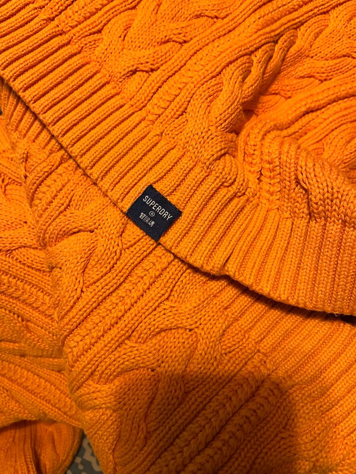 Superdry Damen Pullover orange gr 38 Strickpulli neuwertig in Mülheim (Ruhr)