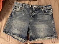 High Waist Jeans Shorts mit Glitzer Nordrhein-Westfalen - Rees Vorschau