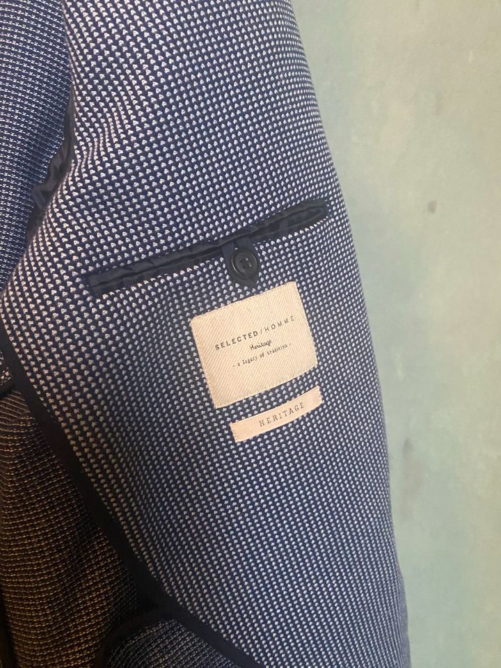 Sakko Selected Homme „Heritage“ 46 blau in Potsdam