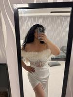 Abendkleid in weiß mit schlitz vorne gr:Xl Hessen - Hanau Vorschau