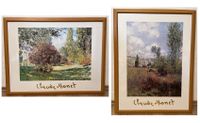 Claude Monet zwei Kunstdrucke im Holzrahmen *SPENDENAKTION* ♥❤♥ Saarland - Schiffweiler Vorschau