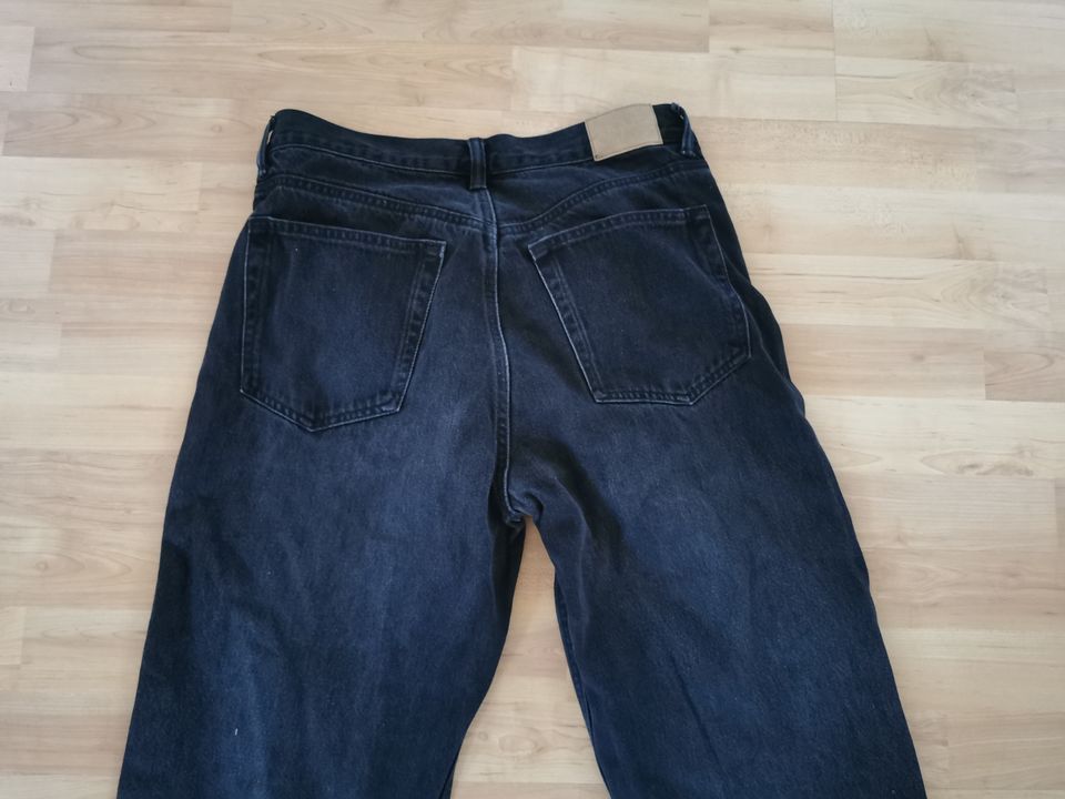 WEEKDAY Jungen Jeans Galaxy Loose 28 30 schwarz in Meerbusch