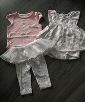 Set Mädchen 56 Einhorn rosa Kleid Nordrhein-Westfalen - Hüllhorst Vorschau