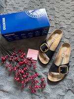 Birkenstock Madrid Big Buckle 42 blau schwarz Sandalette Nordrhein-Westfalen - Hemer Vorschau