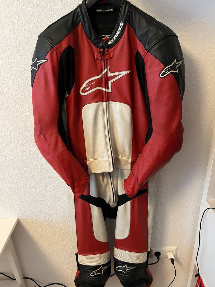 Alpinestars Lederkombi gr52 Zweiteiler in Schapen