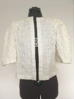 AKRIS of switzerland Bolero / Jacke mit Verzierungen, weiss creme Baden-Württemberg - Mietingen Vorschau