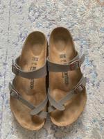 Birkenstock Mayari Taupe Birkoflor Echtleder Leder Zehentrenner Berlin - Lichtenberg Vorschau