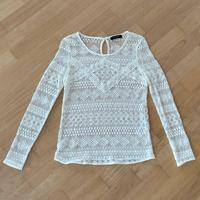 Spitzen-Shirt langarm weiß Vila Baden-Württemberg - Öhringen Vorschau