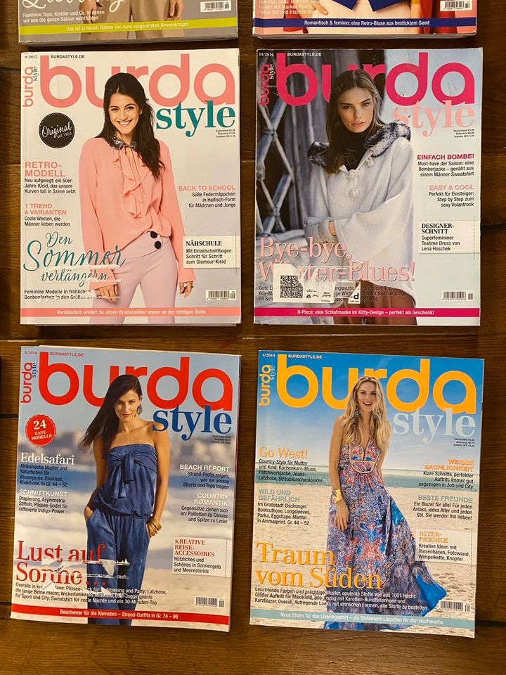 Burda Style 2014-2022 Nähzeitschriften in Lindau