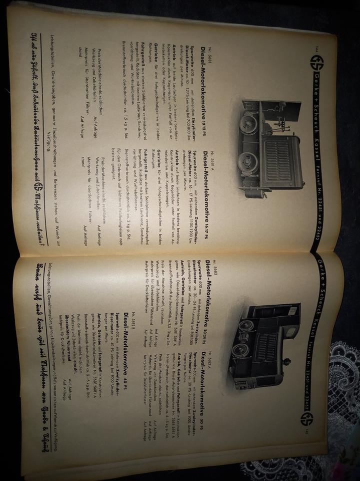 Alter Katalog Gerke + Scheuch Kassel Werkzeuge und Maschinen in Zeitz
