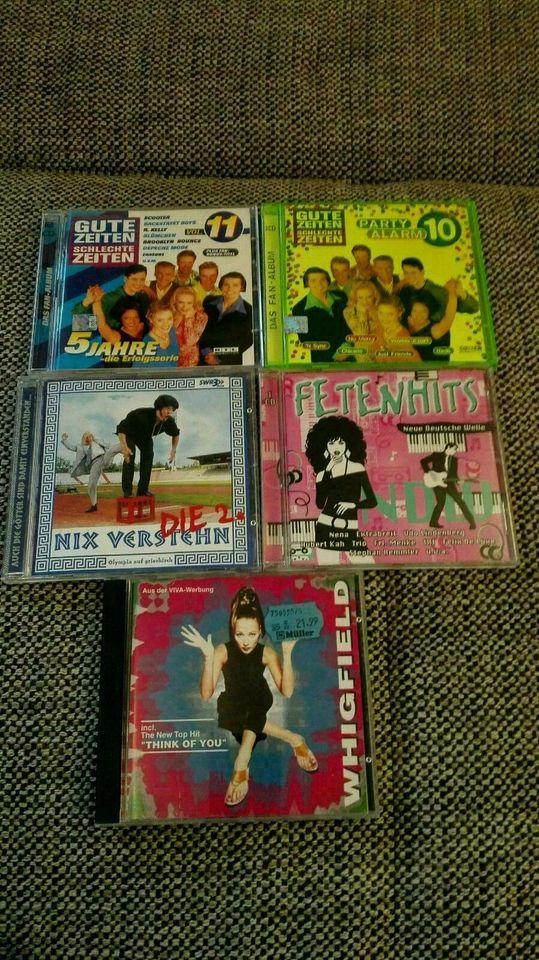 Verschiedene CDs (Blümchen, Jeanette Biedermann, smash etc.) in Weichs