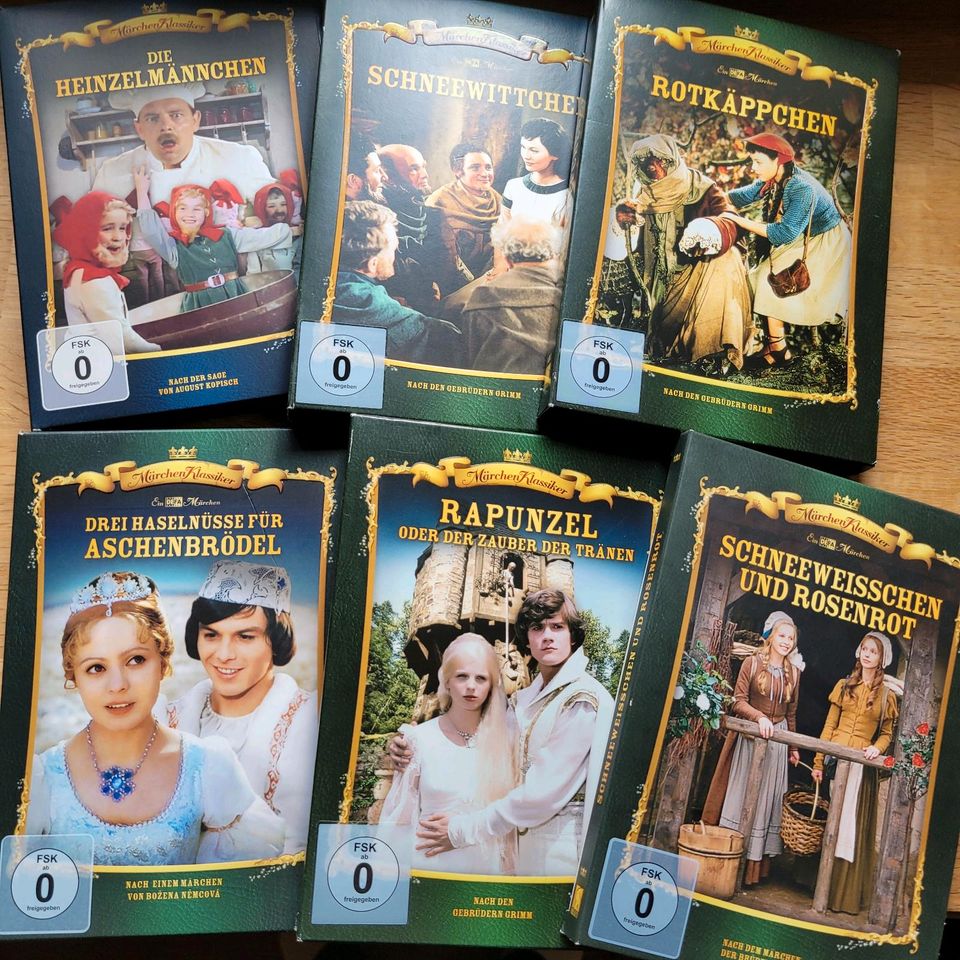 11 x DDR Märchen Klassiker | Defa | DVD in Borkwalde