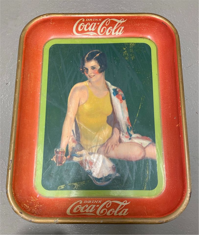Coca cola Original Tablett USA 1929 in Wiesbaden