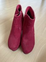 Plateau High Heels Pumps rot Gr. 38 Hessen - Groß-Gerau Vorschau