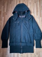 Khujo Jacke mit Gürtel und Kapuze, grau, Größe: XS/S Harburg - Hamburg Wilstorf Vorschau