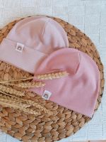 Hippster Beanie Mütze Loopschal Wendeloop Loop altrosa grau Rose Niedersachsen - Elze Vorschau