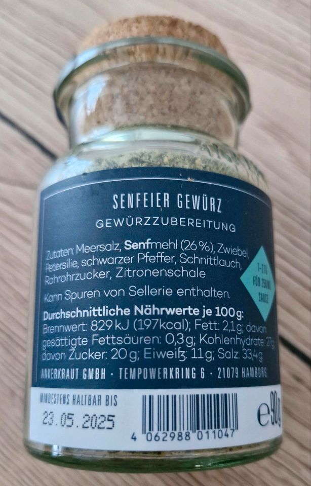 Ankerkraut ☆ Senfeier Gewürz ☆ 90g im Korkenglas in Göttingen