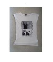 T-Shirt Primark weiß 40 Foto-Druck schwarz-weiß Bayern - Gilching Vorschau