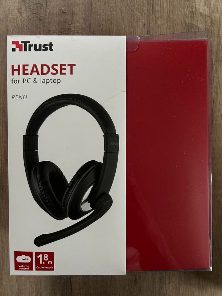 Trust Reno Headset (für PC und Laptop) schwarz, verstellbar in Heringen (Werra)