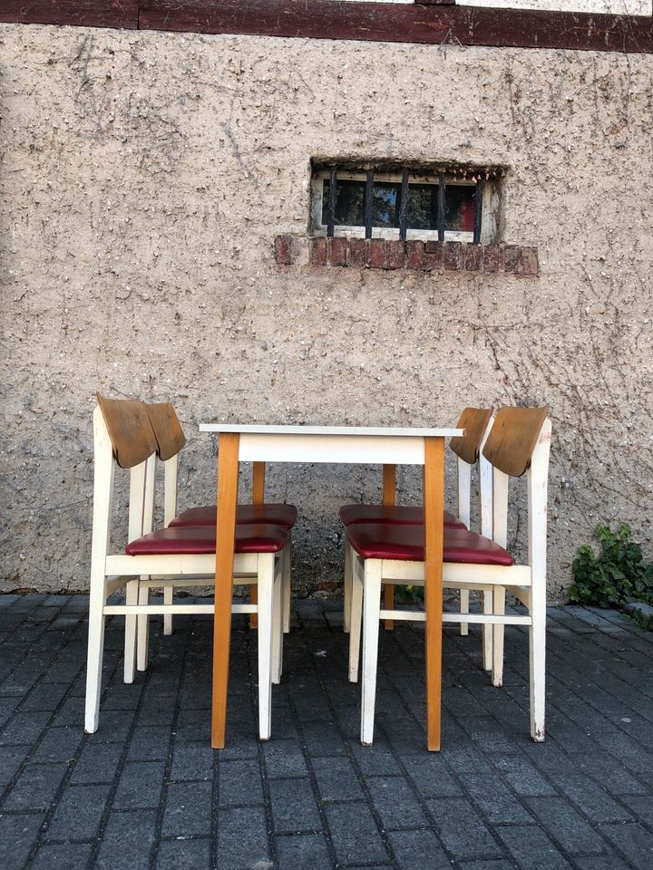 ❤️ 4 Küchenstühle Stühle vintage in Pegau