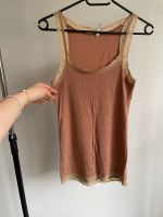 Vintage Spitzentop in dunklem Beige-Ton von Fishbone Wuppertal - Elberfeld Vorschau