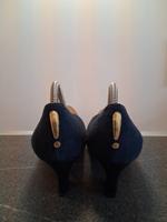 Joop! Pumps blau Wildleder 38 goldenes Ausrufezeichen Schuhsack Essen-West - Frohnhausen Vorschau