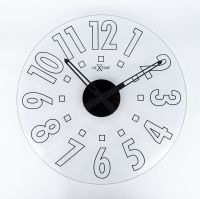 NeXtime - Große, moderne Wanduhr aus Glas - ø 43cm - Top Zustand Hessen - Fischbachtal Vorschau