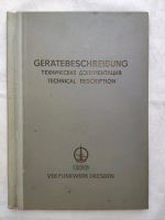 DDR Gerätebeschreibung RFT-Color 20 sowie weitere Serviceunterlag Sachsen - Lauta Vorschau