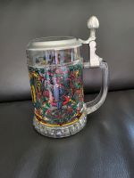 Bierkrug Bierseidel  Stammtisch Glas m.Deckel 0,5 L ,top Hessen - Weimar (Lahn) Vorschau