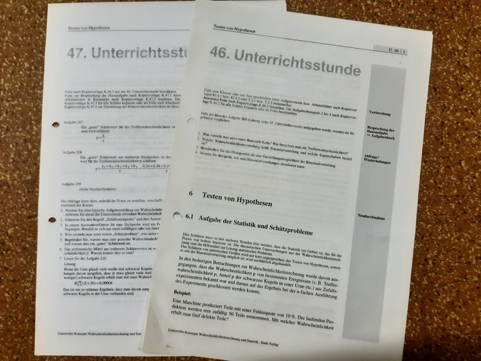 Mathematik - 10 Ordner Oberstufenmathematik aus dem Stark-Verlag in Fröndenberg (Ruhr)