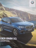 BMW X3 katalog G01 +Preisliste 20i 30i M40i,20d,25d,30d,M40d 2018 Nordrhein-Westfalen - Minden Vorschau