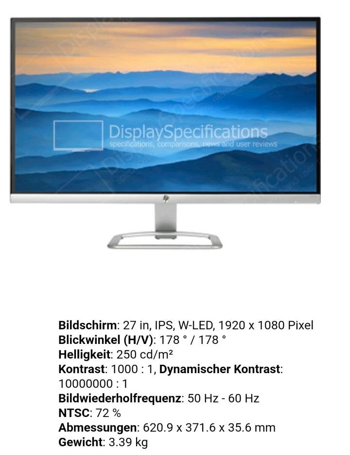 27zoll Monitor +Mini PC lenovo idea Center in Bottrop