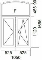 Fenster Stulp mit Rundbogen Segementbogen weiß 105 x 166,5 cm 2-fach-Glas SI311 Brandenburg - Perleberg Vorschau